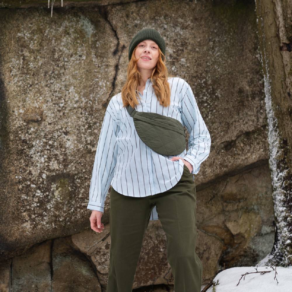 LIVING CRAFTS PEACHES - Hipbag - Dark Olive Fabrikverkauf