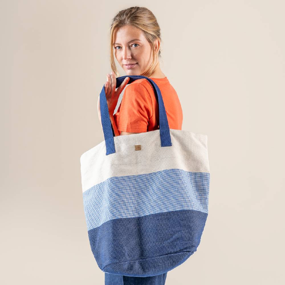 LIVING CRAFTS OMAN - Shopper - Shades of Denim