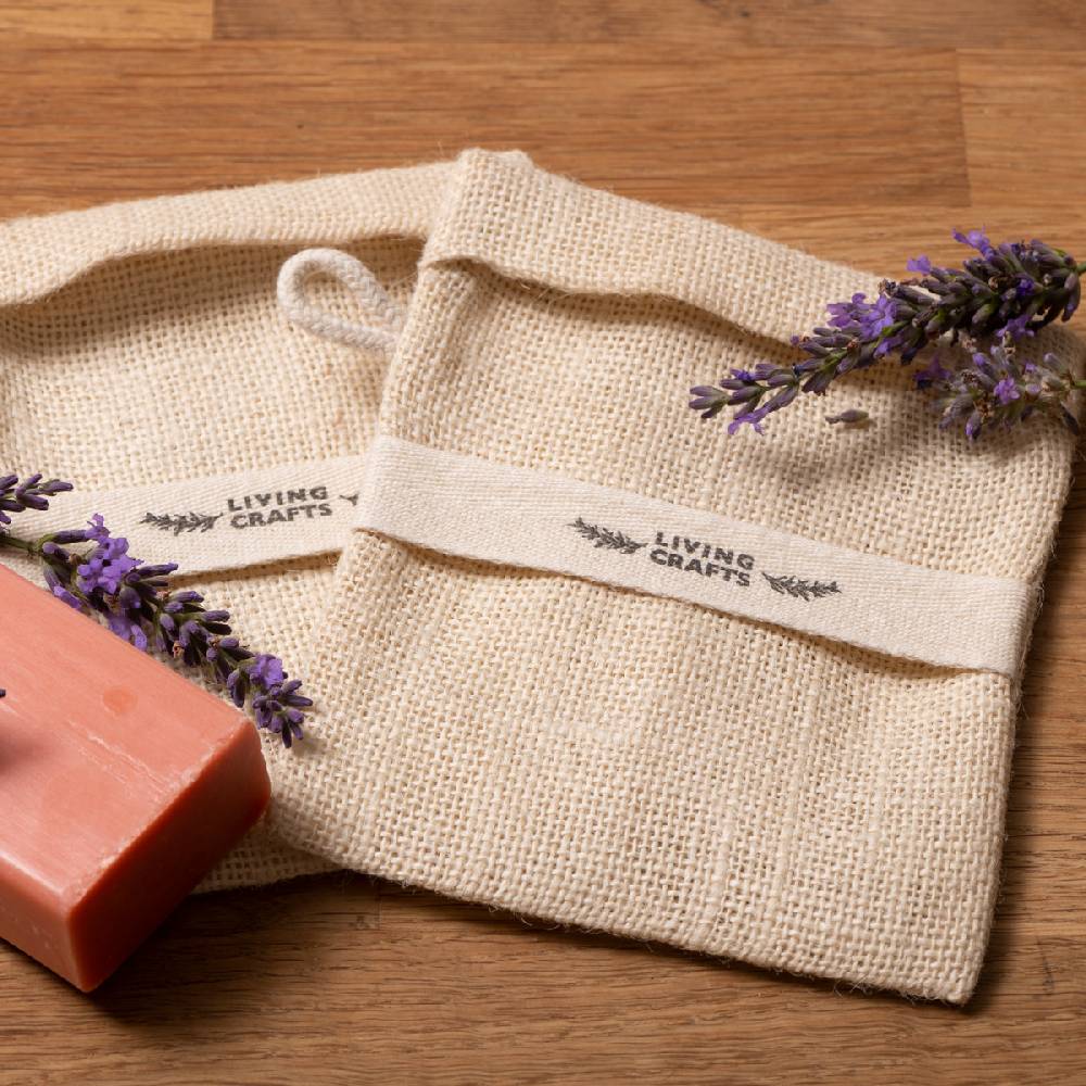 LIVING CRAFTS MATERA - Seifensäckchen, 2er Pack - Natural Hotsell