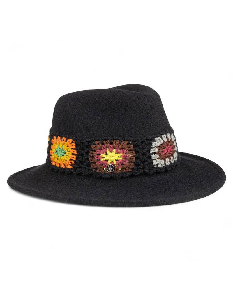 Loevenich Damen Woll-Fedora - Schwarz Günstiger Verkauf