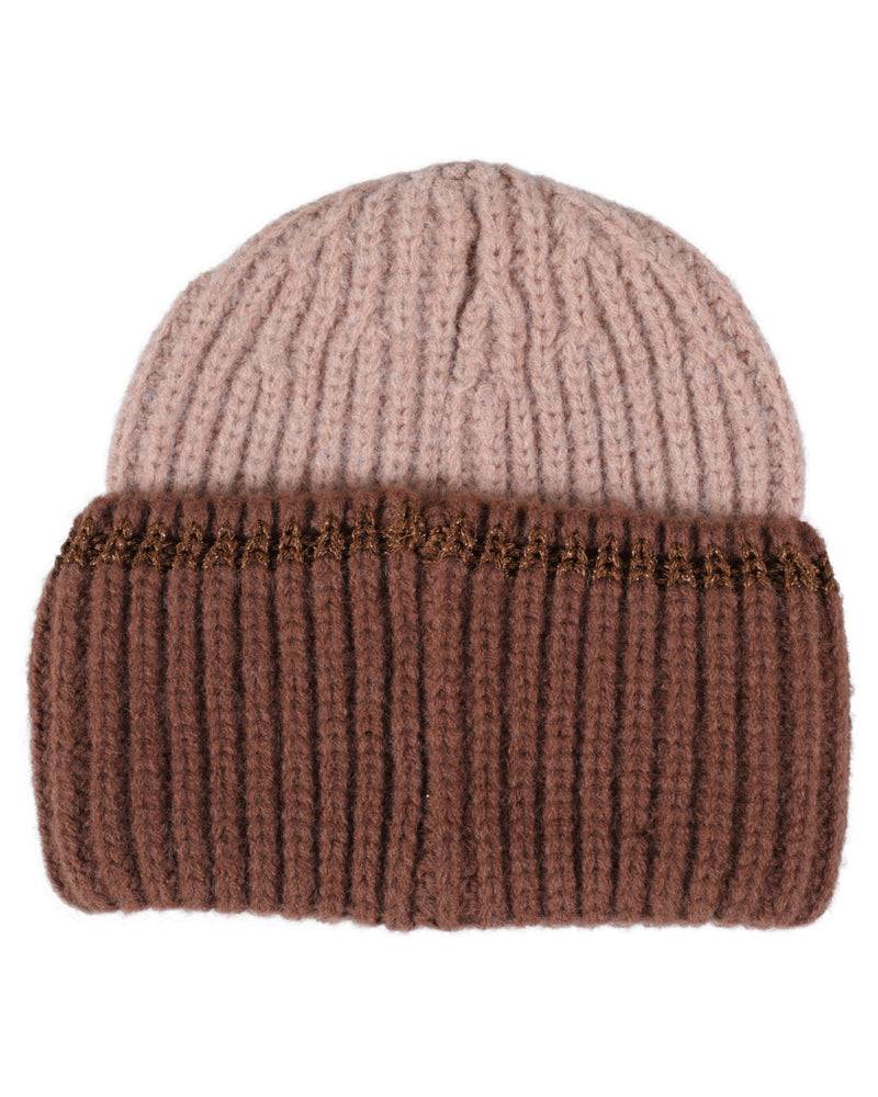 Loevenich SET Strickmütze + Schal - Puder-Cognac Meist gekauft