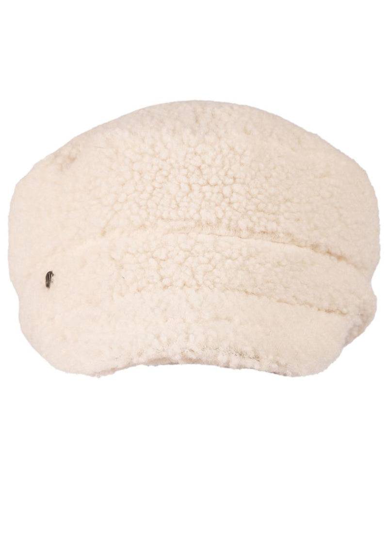 Loevenich Lammfell Imitation Kappe + Handschuh - Beige Blitzverkäufe
