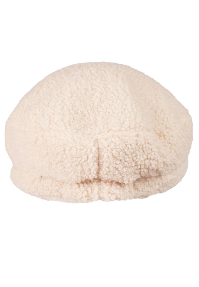 Loevenich Lammfell Imitation Kappe + Handschuh - Beige Blitzverkäufe