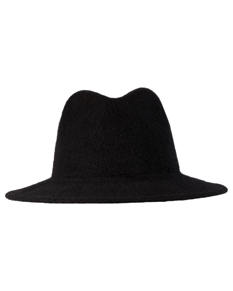 Loevenich Damen Woll-Fedora - Schwarz Fabrikverkauf