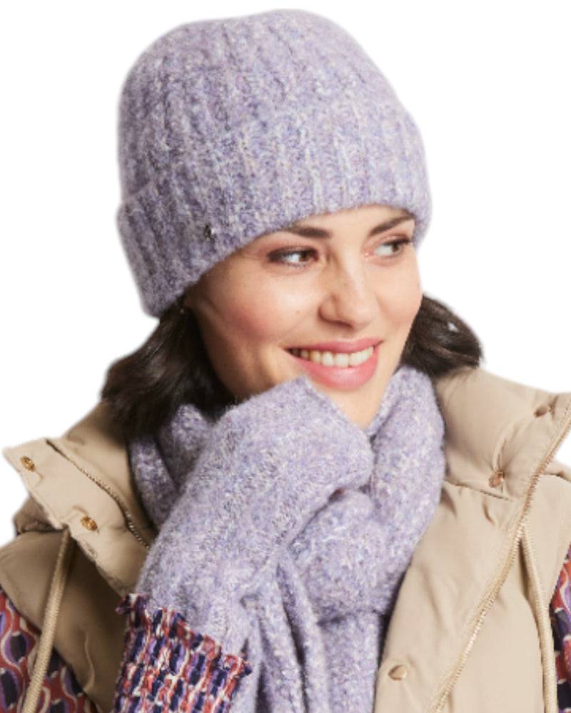 Loevenich Strickmütze - Multi Violett Schlussverkauf