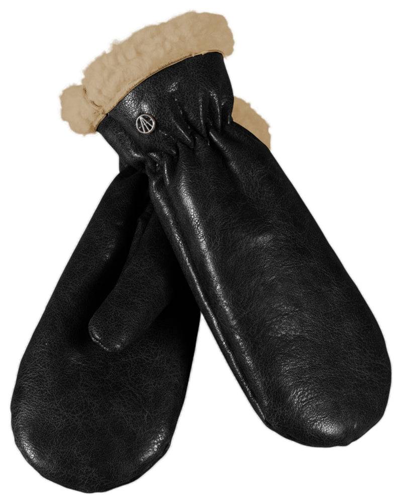 Loevenich Kunstleder Handschuhe - Schwarz Günstiger Verkauf