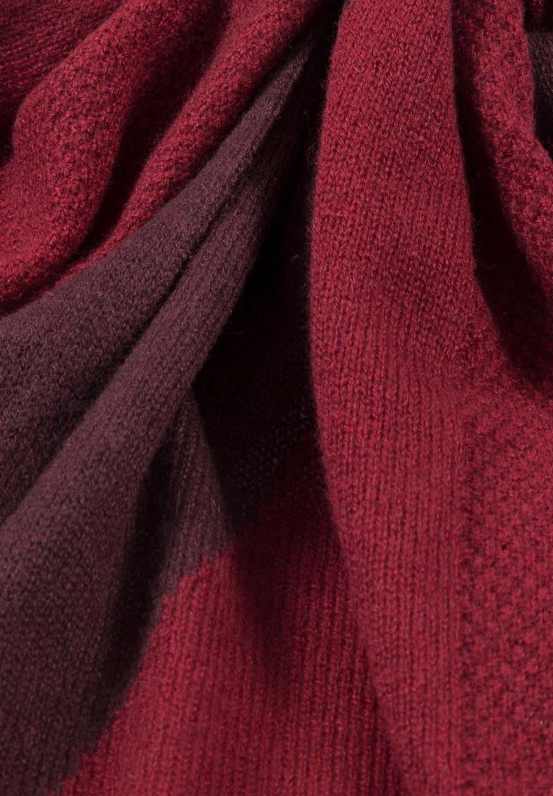 Loevenich Kaschmir-Schal 60 x 185 cm - Vino-Rubin Outlet