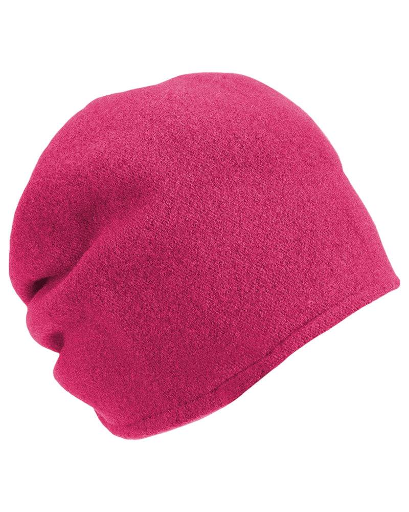 Loevenich Woll-Beanie, hinten gerafft in uni Pink Meist gekauft