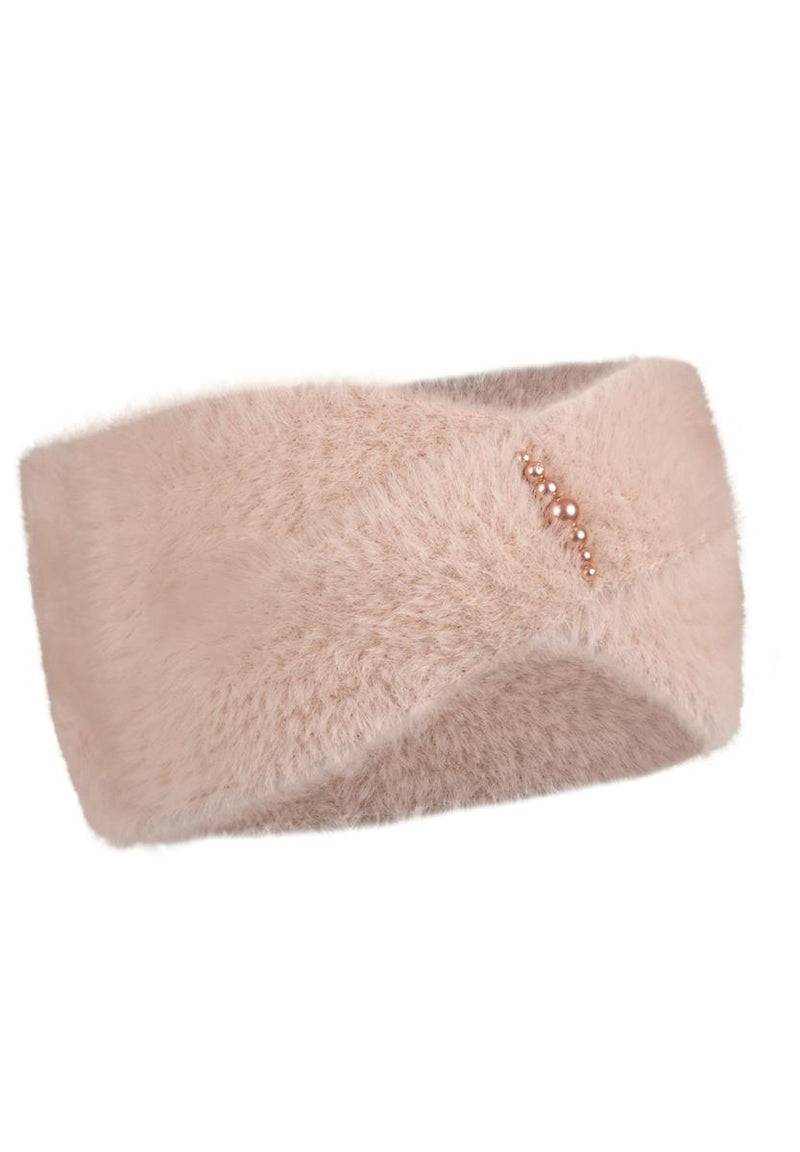 Loevenich Stirnband mit Perlen - Beige Online