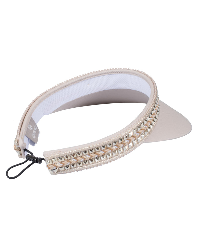 Loevenich Visor mit Nieten-Garnitur - Sand Hotsell