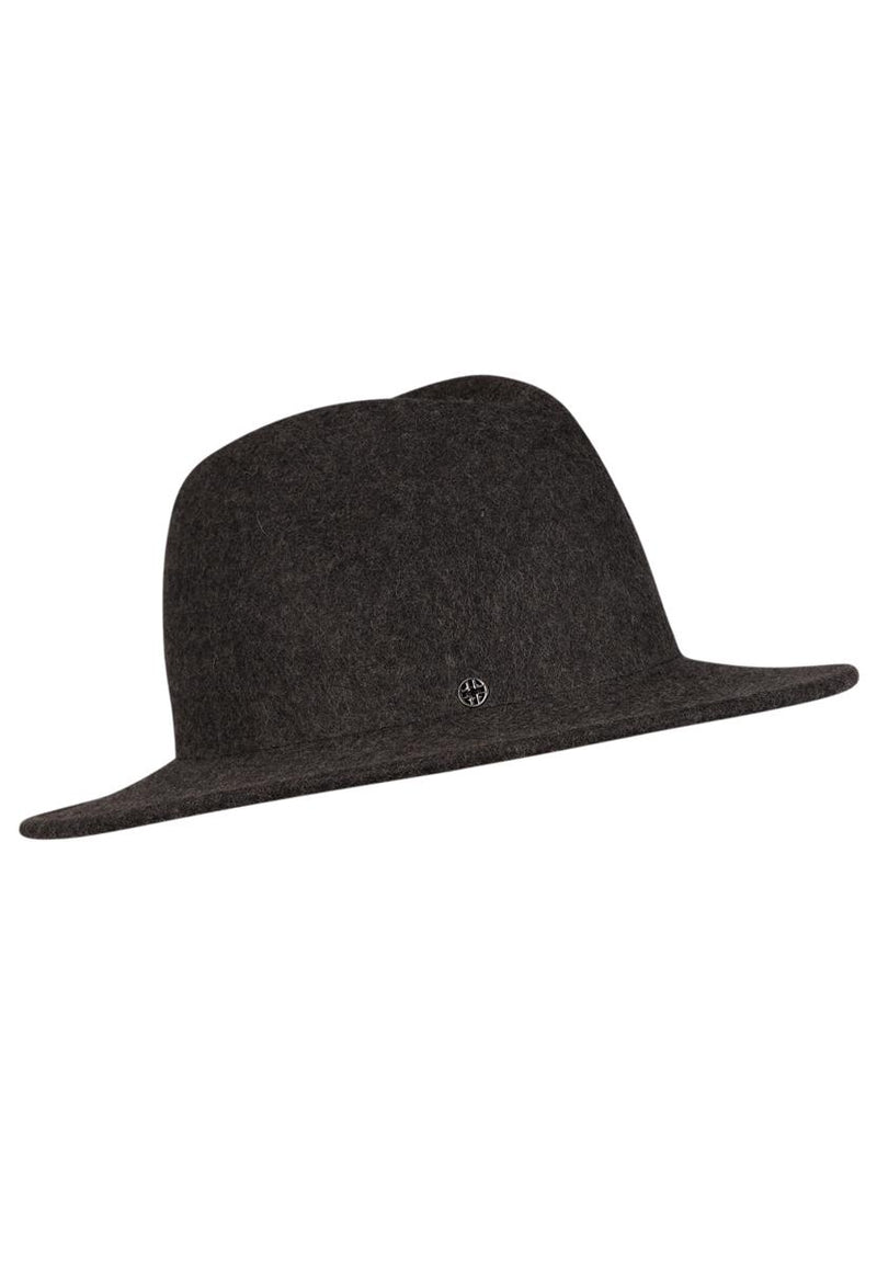 Loevenich kleiner Fedora - Anthrazit meliert Verkauf