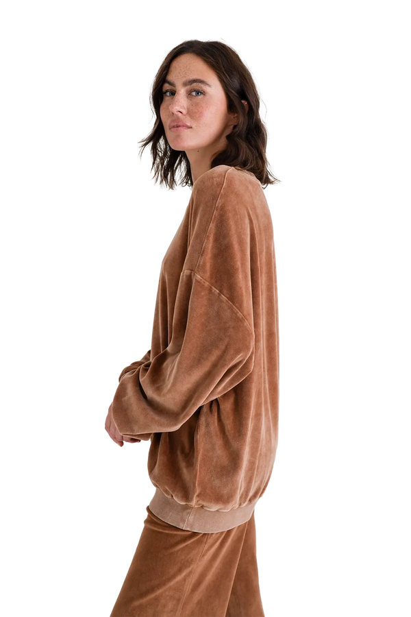Love Joy Victory Velvet Oversize Sweatshirt Rana Günstiger Verkauf