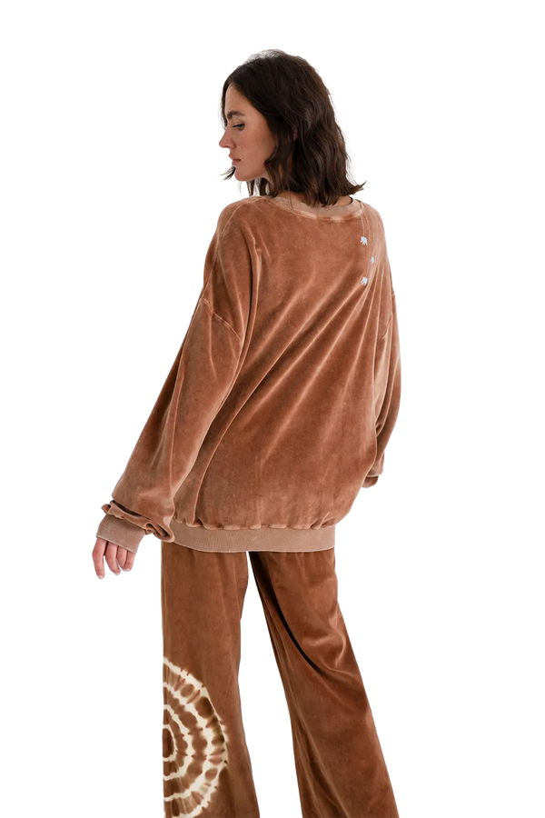 Love Joy Victory Velvet Oversize Sweatshirt Rana Günstiger Verkauf