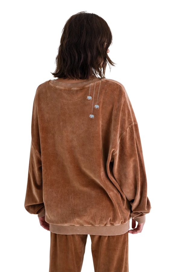 Love Joy Victory Velvet Oversize Sweatshirt Rana Günstiger Verkauf