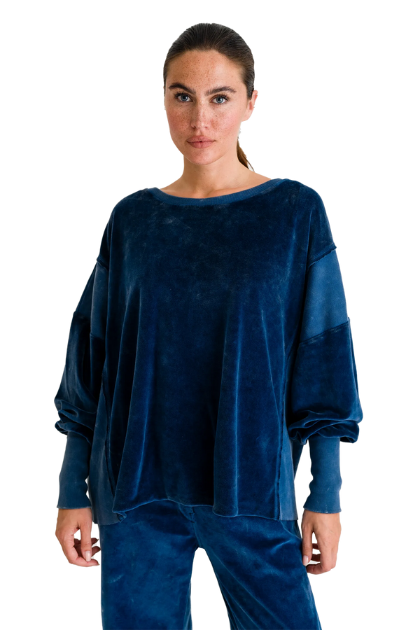 Love Joy Victory Velvet Sweatshirt Maia Fabrikverkauf