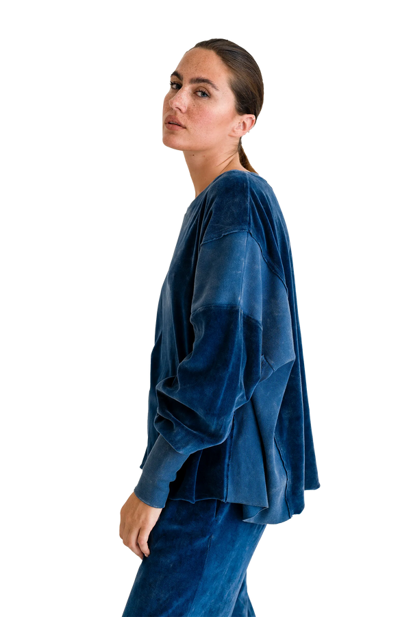 Love Joy Victory Velvet Sweatshirt Maia Fabrikverkauf