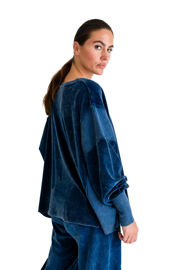 Love Joy Victory Velvet Sweatshirt Maia Fabrikverkauf