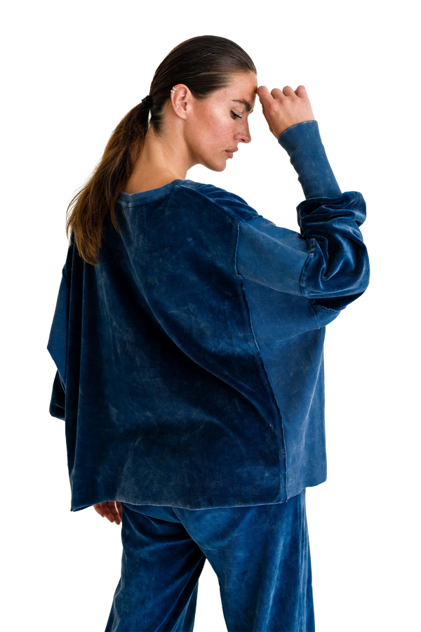 Love Joy Victory Velvet Sweatshirt Maia Fabrikverkauf