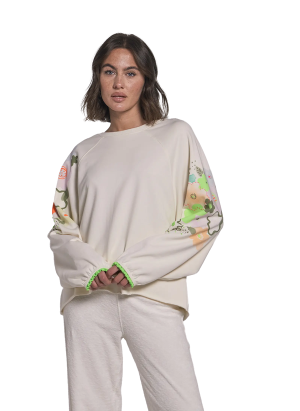 Love Joy Victory Sweatshirt mit Stickereien Tulala Meist gekauft