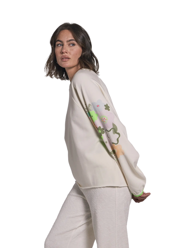 Love Joy Victory Sweatshirt mit Stickereien Tulala Meist gekauft
