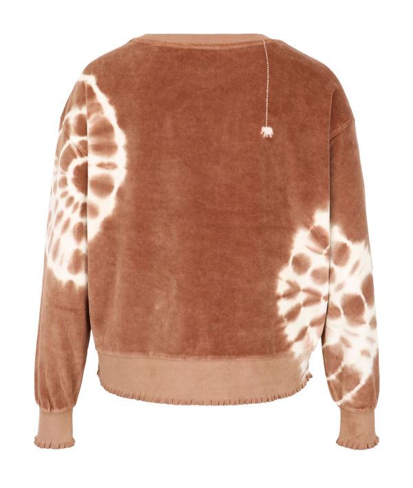 Love Joy Victory Velvet Sweatshirt Rose Tie & Dye Online