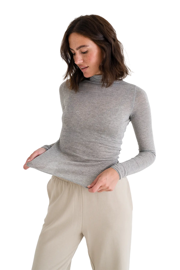 Love Joy Victory Glitter Langarmshirt mit Rollkragen Agena Online