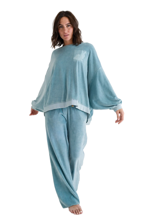 Love Joy Victory Velvet Oversize Sweatshirt Izar Hotsell