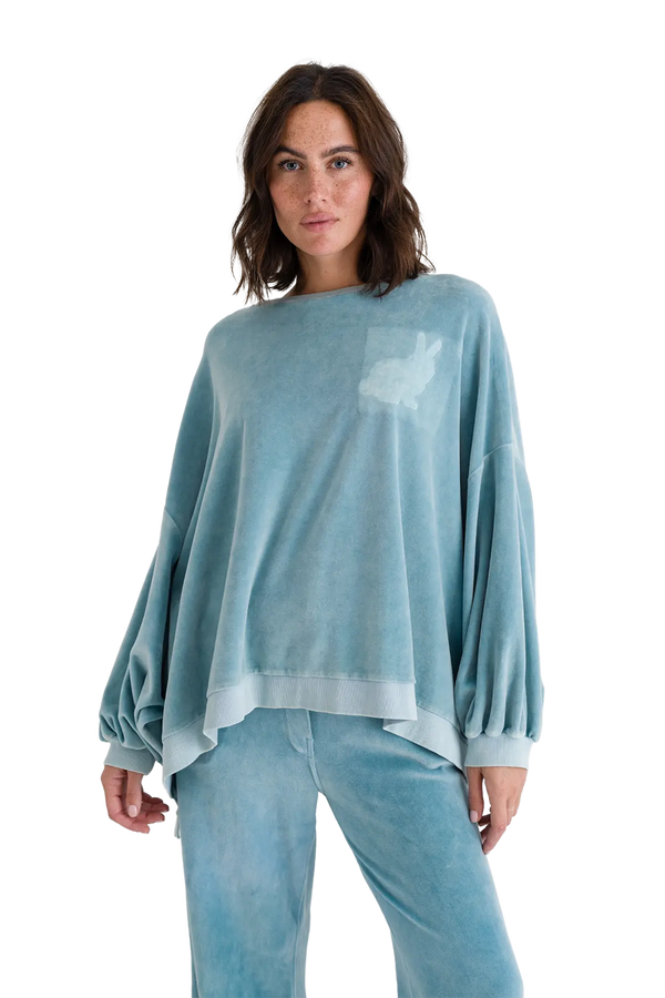 Love Joy Victory Velvet Oversize Sweatshirt Izar Hotsell