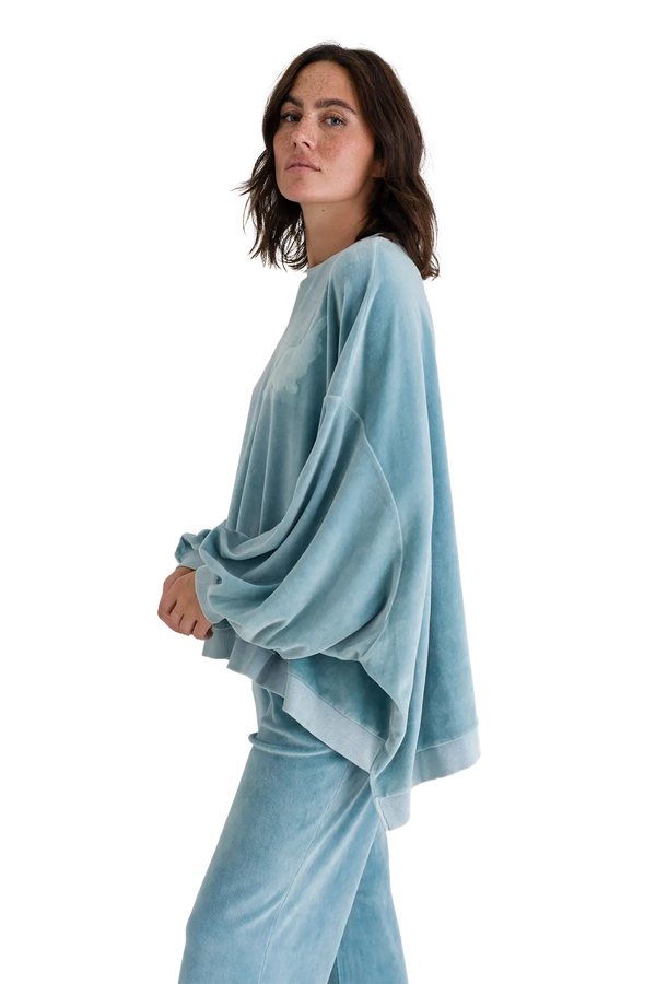 Love Joy Victory Velvet Oversize Sweatshirt Izar Hotsell