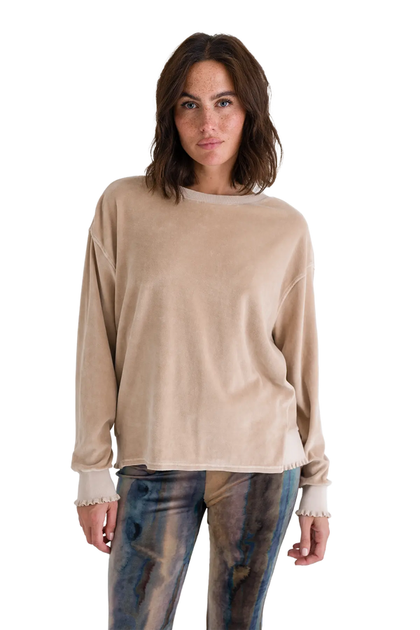 Love Joy Victory Velvet SWEATSHIRT ROSE Sonderangebot