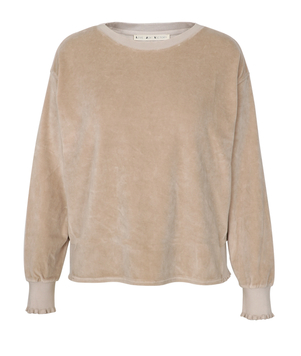 Love Joy Victory Velvet SWEATSHIRT ROSE Sonderangebot