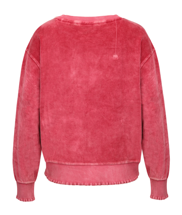 Love Joy Victory Velvet SWEATSHIRT ROSE Sonderangebot