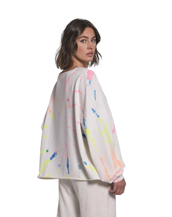 Love Joy Victory Batik Sweatshirt Bira Auslauf
