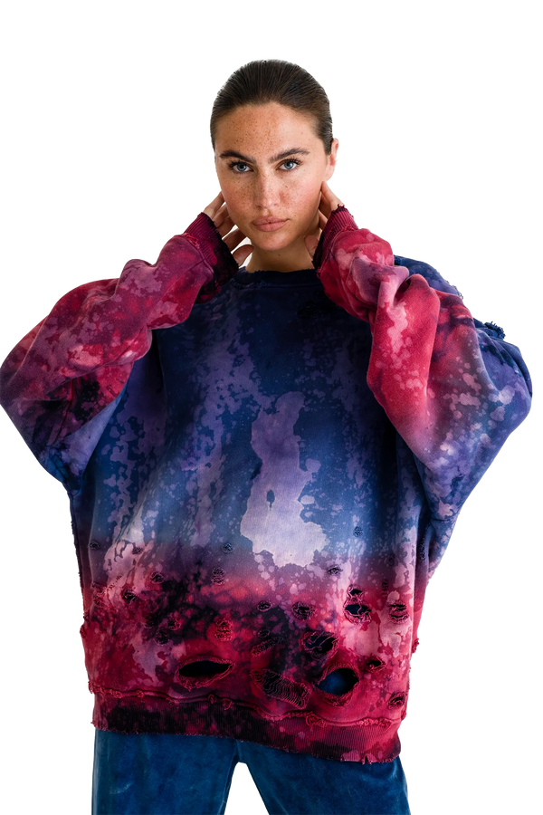 Love Joy Victory Oversize Sweatshirt Rana Verkauf