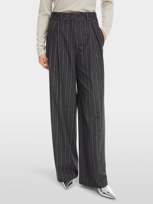 Marc Cain Modell WICHITA Puddle Pants in Streif Verkauf