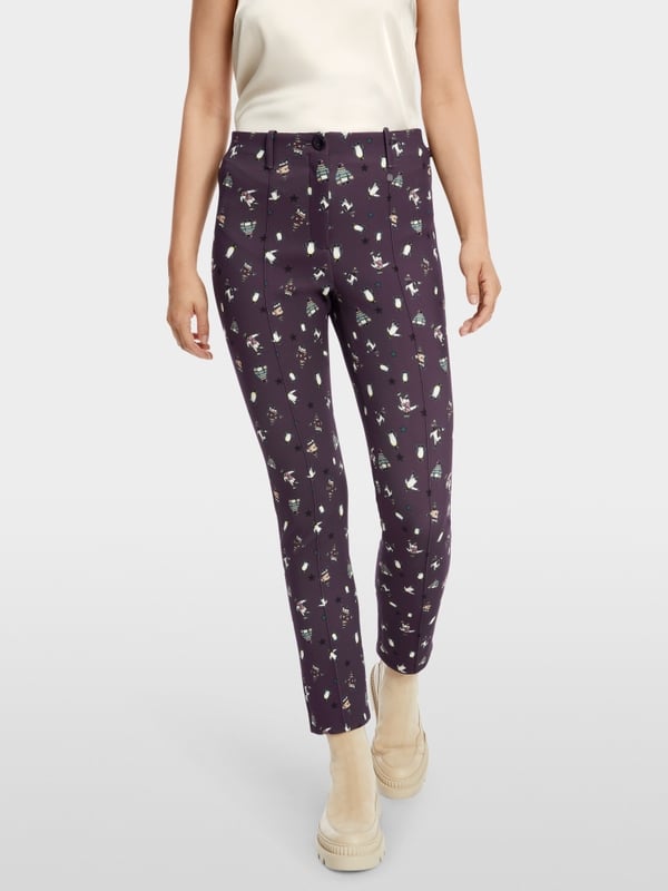 Marc Cain Hose mit Pinguin-Print - Modell SYDNEY Angebote
