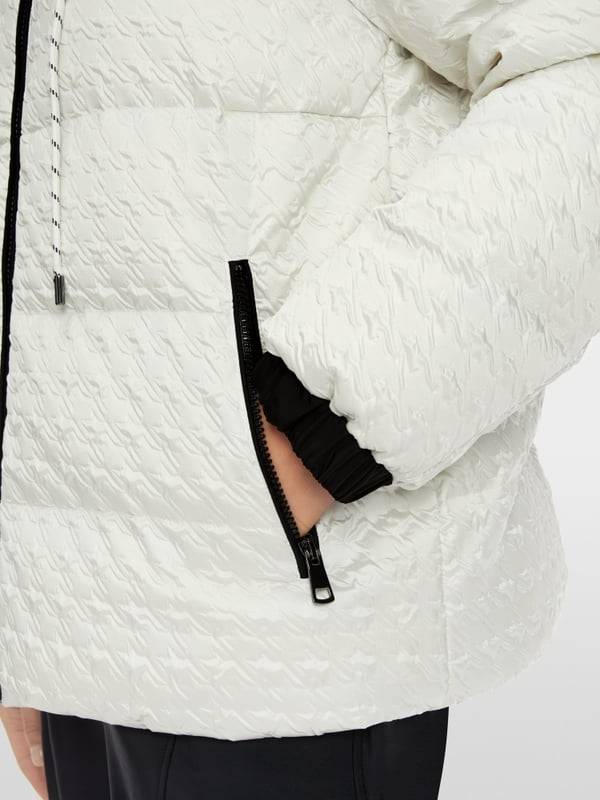 Marc Cain Outdoor-Jacke mit Hahnentritt-Relief Fabrikverkauf