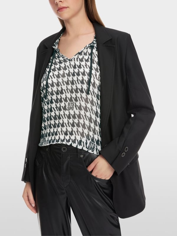 Marc Cain Schlupf-Bluse mit Chickcheck-Dessin Blitzangebot