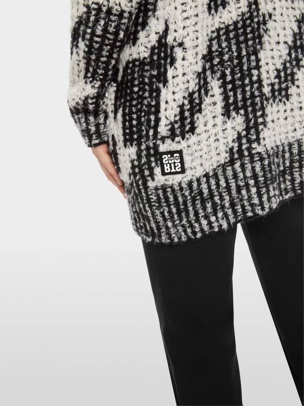 Marc Cain Chickcheck-Cardigan Knitted in Germany Blitzverkäufe