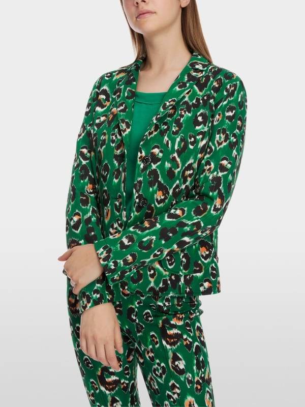 Marc Cain Blazer im Greo-Print auf Scuba-Jersey Angebote