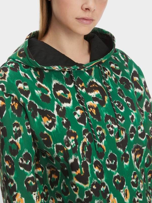 Marc Cain Sweater im Greo-Print auf Scuba-Jersey VIP-Rabatte