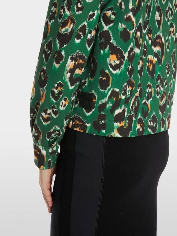 Marc Cain Sweater im Greo-Print auf Scuba-Jersey VIP-Rabatte