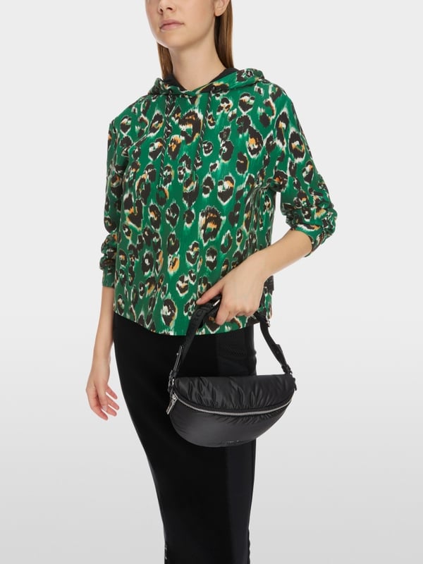 Marc Cain Sweater im Greo-Print auf Scuba-Jersey VIP-Rabatte