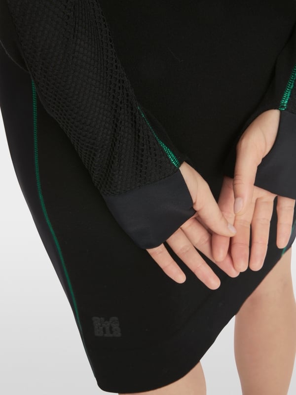 Marc Cain Kleid "Rethink Together" mit Mesh Tiefpreis