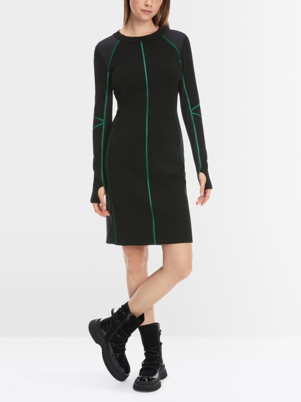 Marc Cain Kleid "Rethink Together" mit Mesh Tiefpreis