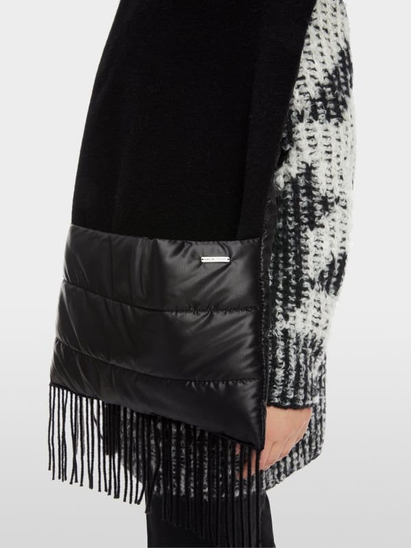 Marc Cain Padded Woll-Cape zum Wenden Schlussverkauf