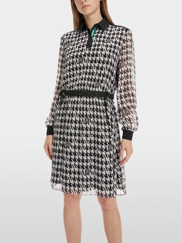 Marc Cain Kleid im Hahnentritt-Dessin Outlet