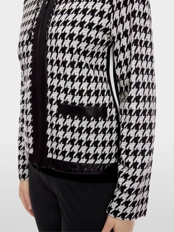 Marc Cain Chickcheck-Jacke mit Kapuze Verkauf