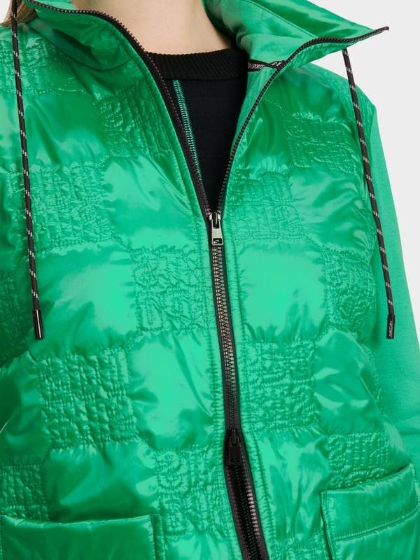 Marc Cain Wattierte Jacke mit gestepptem Oberstoff Hotsell