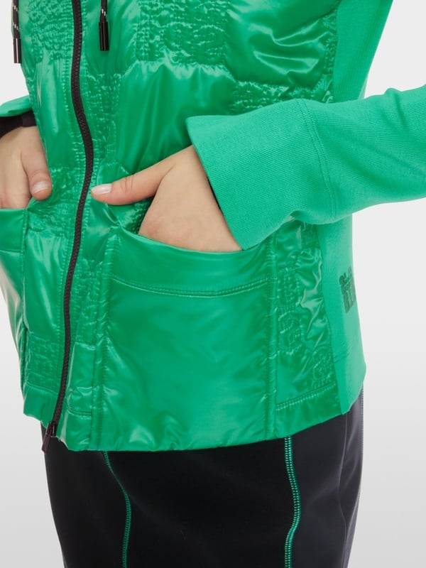 Marc Cain Wattierte Jacke mit gestepptem Oberstoff Hotsell